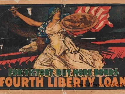 Poster - For Victory, Buy More Bonds - Fourth Liberty Loan