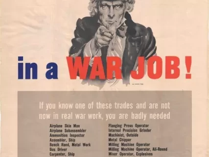 Poster - I need your skill in a War Job!