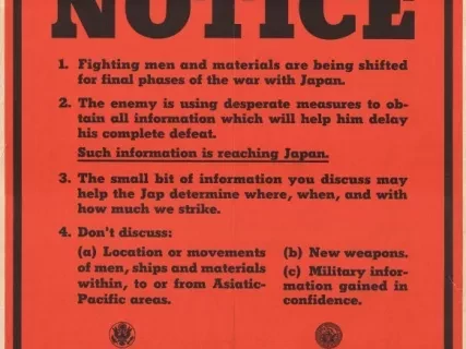 Poster - URGENT NOTICE