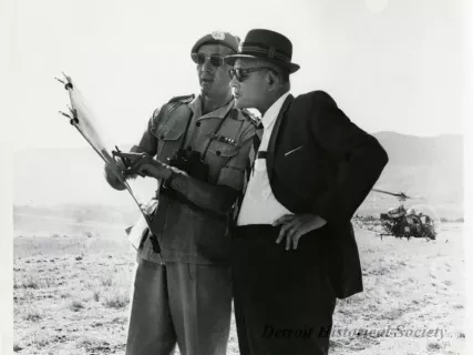 Print, Photographic - Under-Secretary Bunche Visits UNFICYP