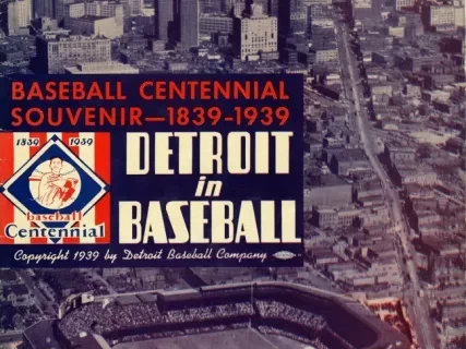 Program - Baseball Centennial Souvenir - 1839-1939: Detroit in Baseball
