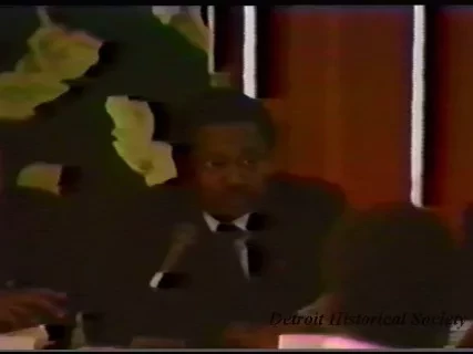 VHS - 10 min. Segment of Commander James Jackson from the Mayor's Anti-Crime Summit of March 1989