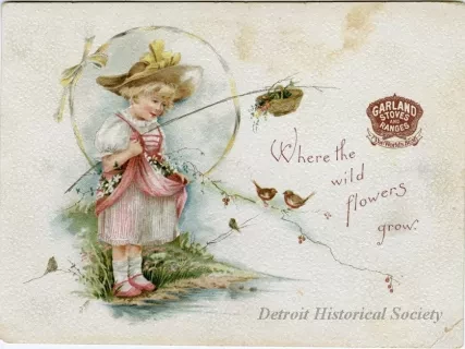 Card, Trade - Where the wild flowers grow