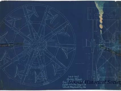 Blueprint - 144-145, Paddle Wheels
[SS Eastern States and SS Western States]