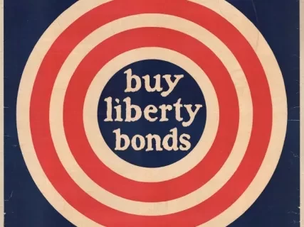 Poster - buy to-day liberty bonds at any bank