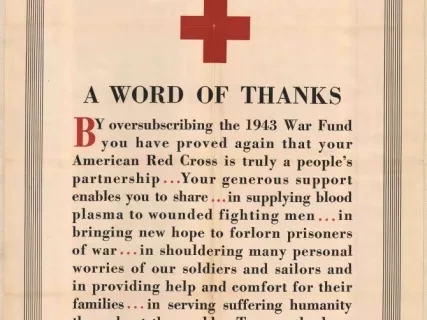 Poster - A Word of Thanks