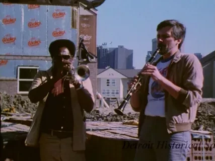 Film, Motion Picture - Rich Cutaways
Trumpet & Clarinet - Corktown
"Neighborhoods"
Rolls 1,2 &3 w/o #'s
3 - 16 mm (7384) Workprints Only
Cust. Camera Logs