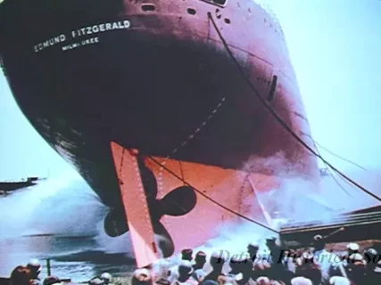Film, Motion Picture - Launch of the Edmund Fitzgerald Hull #301, Great Lakes Engineering Works