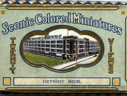 Postcard - Scenic Colored Miniatures - Twenty Views, Detroit, Mich.