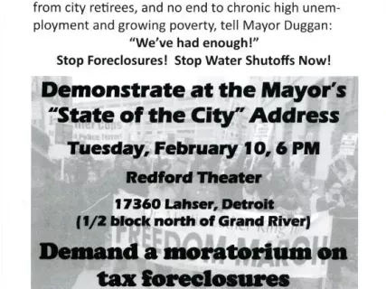 Handbill - Stop Mass Water Shutoffs