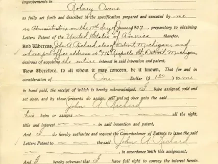 Patent - Assignment Before Patent