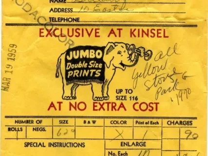 Envelope, Shipping - Kinsel Drug Stores