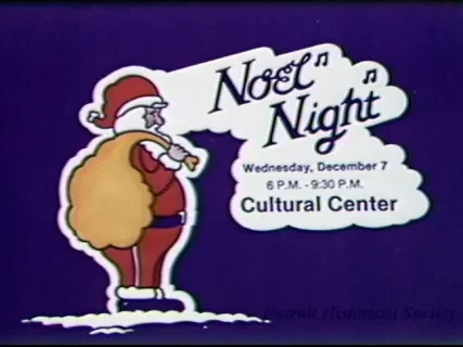 U-Matic - Art Cards
PSA Noel Night 0:00 to 4:15
PSA Christmas Carnival (22 Annual) 4:15-6:28
PSA Neighborhood Shopping Days 6:34-10:05