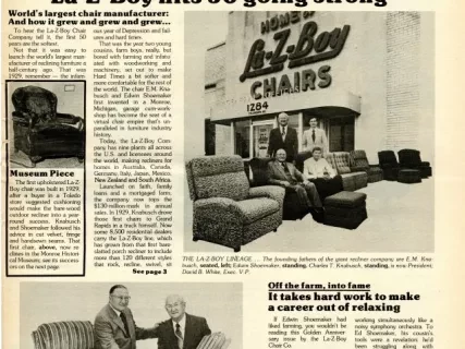 Newspaper - The La-Z-Boy Golden Times