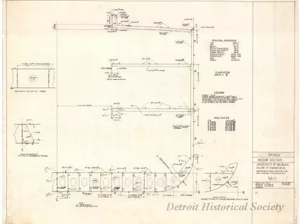 Drawing, Technical - Dr. No. 2,
Midship Section