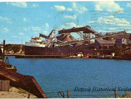Postcard - Calsite Plant, Rogers City, Michigan