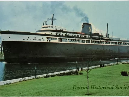 Postcard - S.S. CITY OF MIDLAND "41"