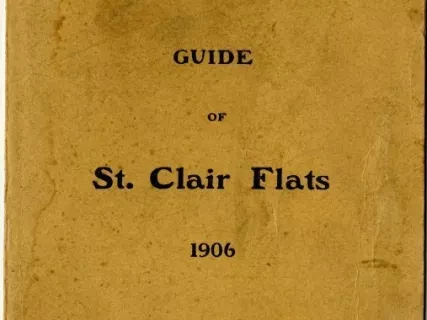 Cover, Map - Wm. C. Sauer's Guide of St. Clair Flats