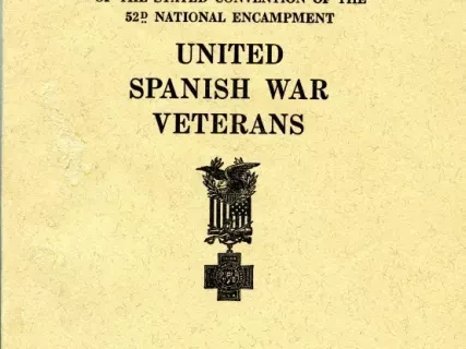 Program - Proceedings of the Stated Convention of the 52nd National Encampment,
United Spanish War Veterans