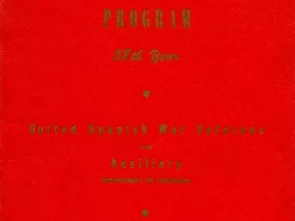 Program - 53rd Annual Encampment Program, 
United Spanish War Veterans and Auxiliary, Department of Michigan