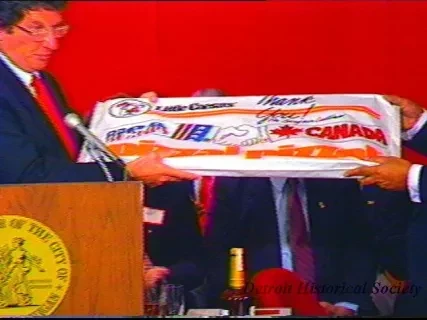 U-Matic - Freedom Festival Press Conf. Fred Martin, 3-23-89