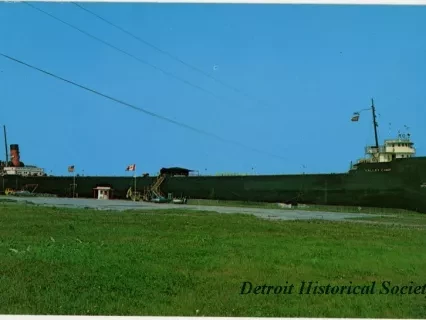 Postcard - THE S.S. VALLEY CAMP An Operational Great Lakes Freighter Sault Ste. Marie, Michigan
