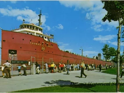 Postcard - Soo Locks Sault Ste. Marie, Mich.