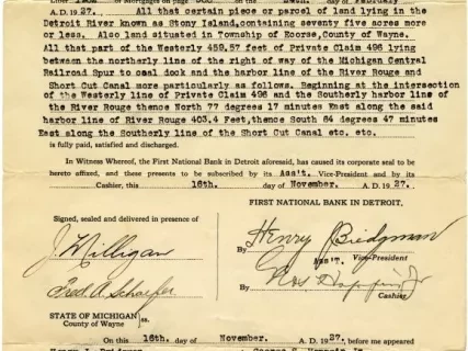 Mortgage - Discharge of Mortgage