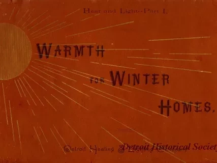 Booklet - Heat and Light - Part I
Warmth for Winter Homes