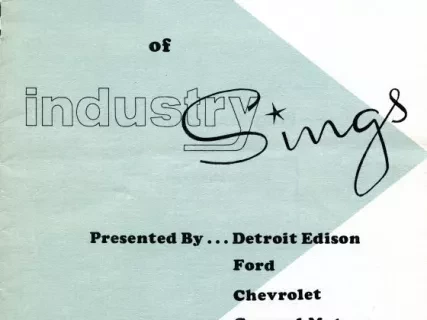 Program - Seventeenth Annual Concert of Industry Sings