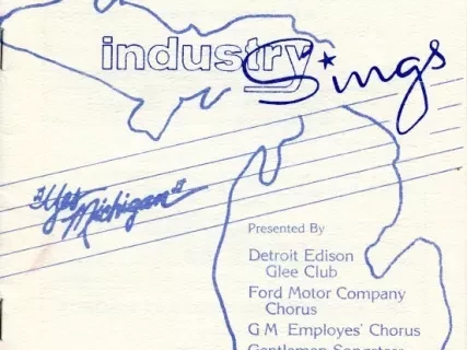 Program - 30th Annual Concert of Industry Sings