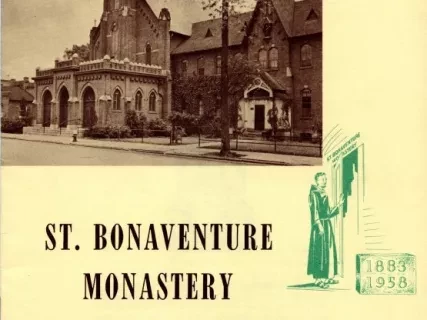 Booklet - St. Bonaventure Monastery Diamond Jubilee, 1883-1958