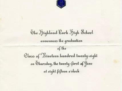 Announcement - Highland Park High School