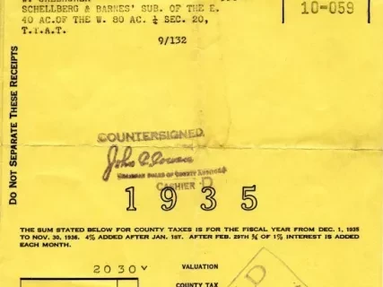 Bill, Tax - Wayne County Treasurer's Office