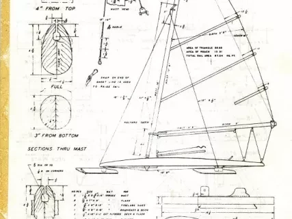Drawing, Technical - Official Plans - DN Ice Yacht
International DN Ice Yacht Racing Association