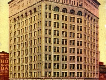 Postcard - Majestic Building, Detroit, Mich.