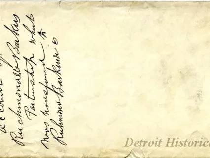 Envelope - Richmond & Backus