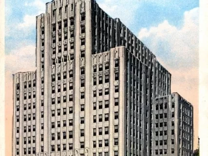 Postcard - The Maccabees Building, Detroit, Mich.