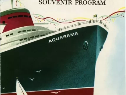 Program - Inaugural Cruise - Souvenir Program,
S.S. Aquarama