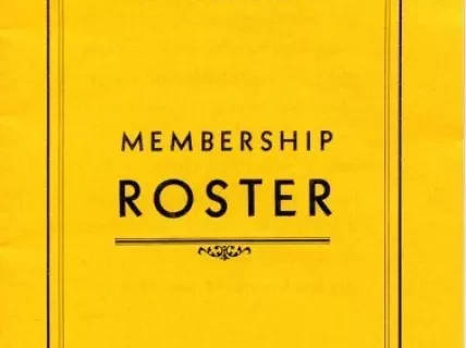 Roster - Property Owners' Division of the Detroit Real Estate Board
Membership Roster