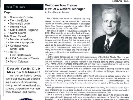 Newsletter - Jib Sheet