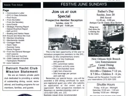 Newsletter - Jib Sheet