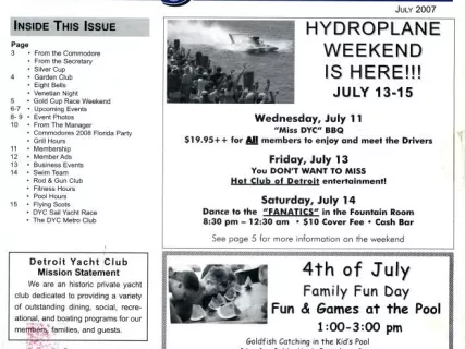 Newsletter - Jib Sheet