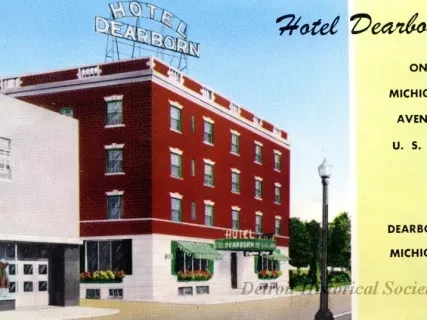 Postcard - Hotel Dearborn