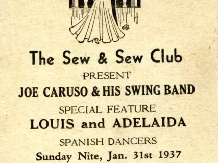 Card, Advertising - The Sew & Sew Club