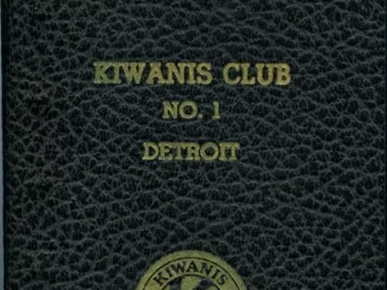 Roster - Membership Roster
Kiwanis Club No. 1, Detroit