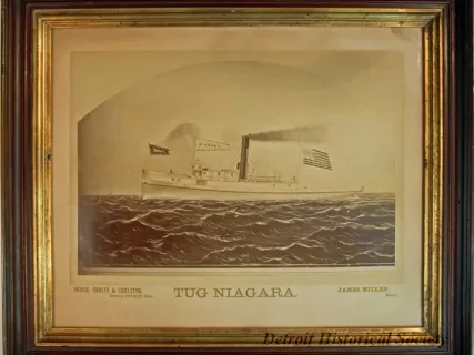 Lithograph - Tug NIAGARA