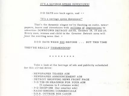 Letter - News Bulletin
Central Business District Association