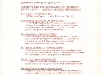 Letter - News Bulletin
Central Business District Association