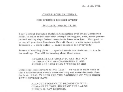 Letter - News Bulletin
Central Business District Association